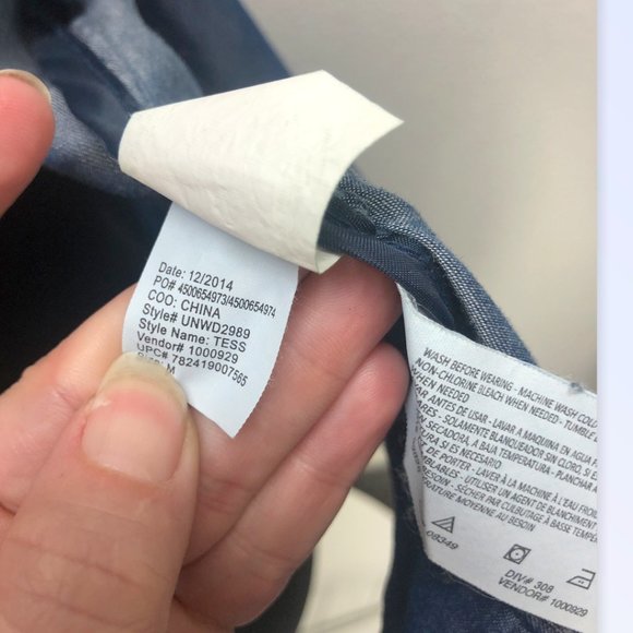 Nine West Jeans TESS Denim Light Zip UP Jacket MD - Picture 11 of 12